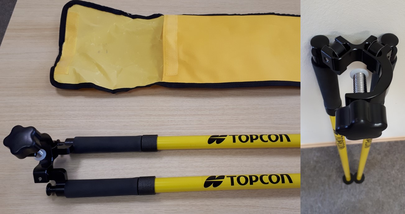 Bipod Topcon hliníkový