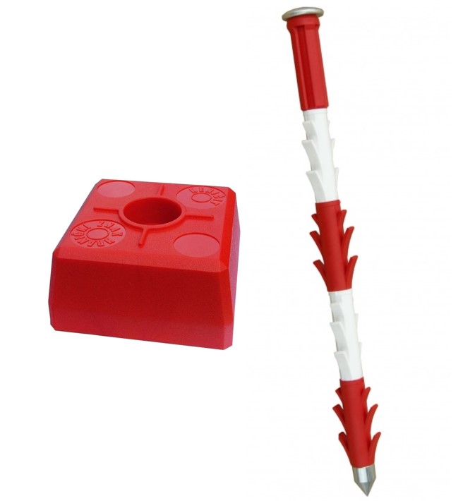 Znak hraničný 36cm + hlava